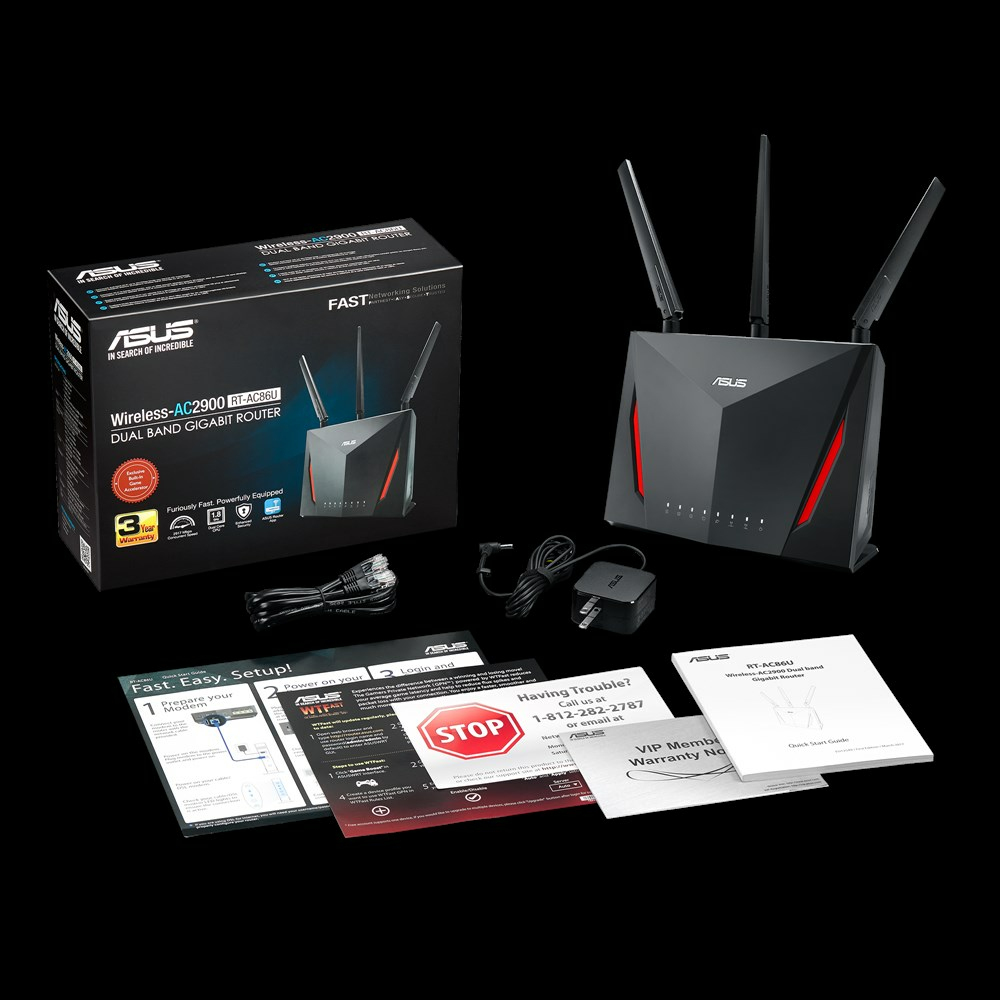 ASUS RT-AC86U wireless router Gigabit Ethernet Dual-band (2.4 GHz – image 5