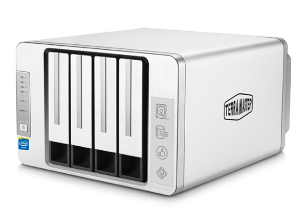 TerraMaster F4-220-2GB NAS/storage server Compact Intel® Celeron® J1800 White – image 1
