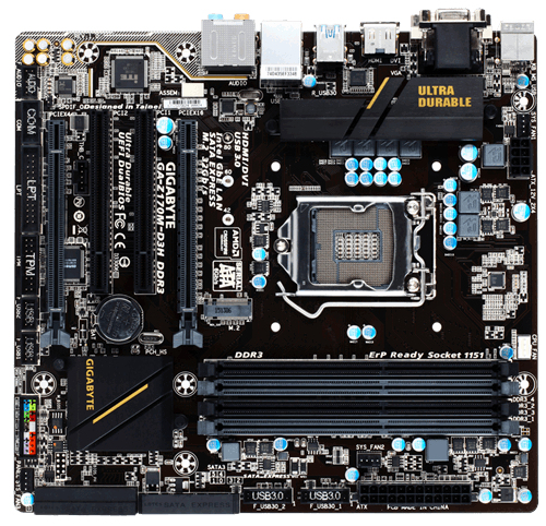 GIGABYTE GA-Z170M-D3H DDR3 – image 3