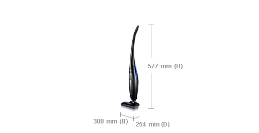 Samsung SS7550 Stick vacuum HEPA Bagless Black, Blue – image 4