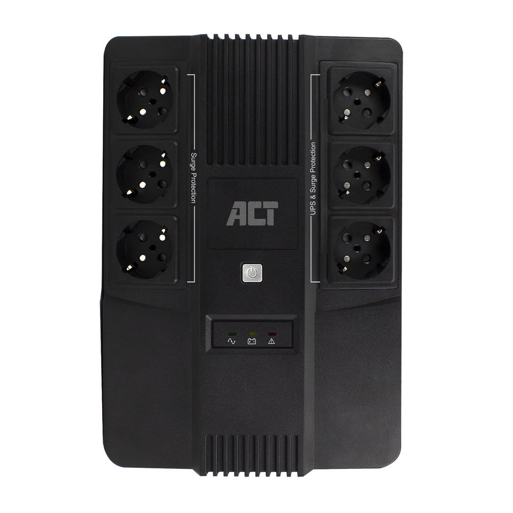 ACT Line Interactive UPS 600 VA - with earthed sockets – image 3
