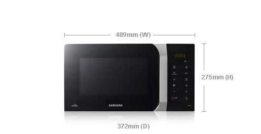 Samsung ME89F-1S microwave Black, Silver Countertop – image 3