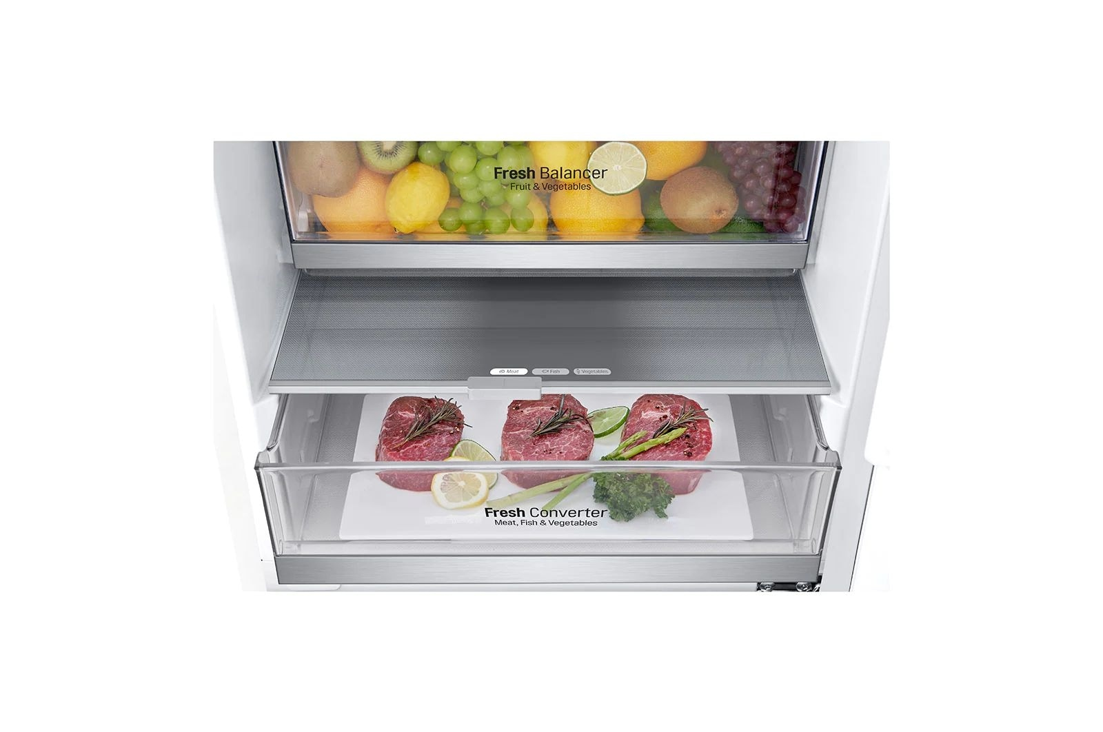 LG GBB72SWVGN.ASWQEUR fridge-freezer Freestanding – image 5