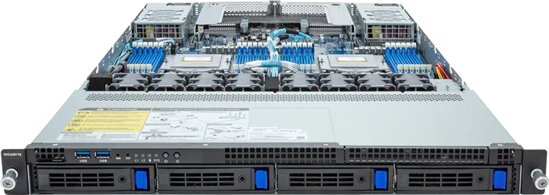 GIGABYTE R183-Z90-AAV2 LGA 6096 Rack (1U) Black, Steel – image 2