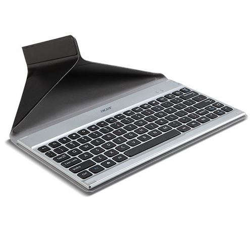 Acer NP.KBD1A.00L mobile device keyboard AZERTY French Bluetooth Black, Silver – image 6
