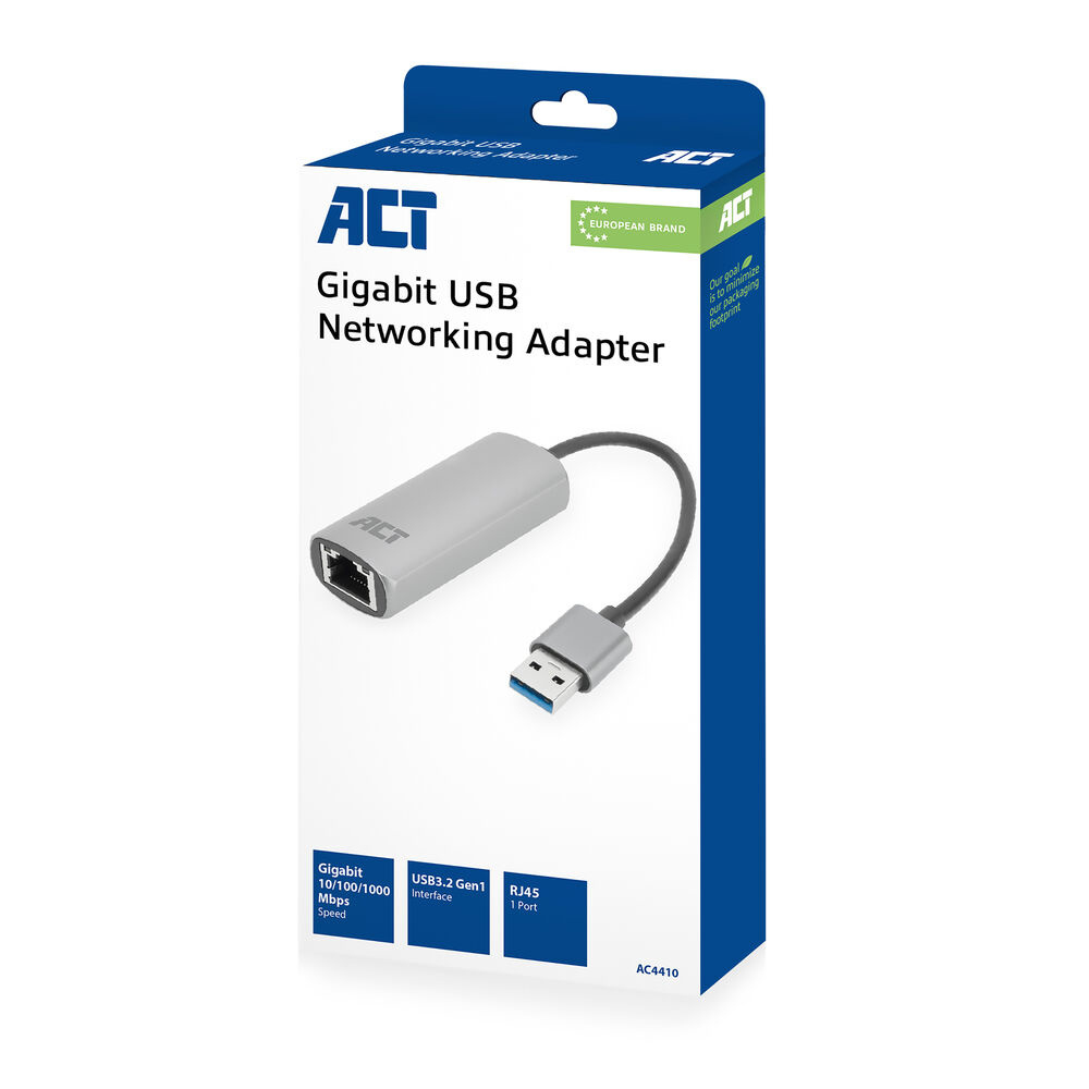 ACT Gigabit network adapter, USB 3.2 Gen1 – image 5
