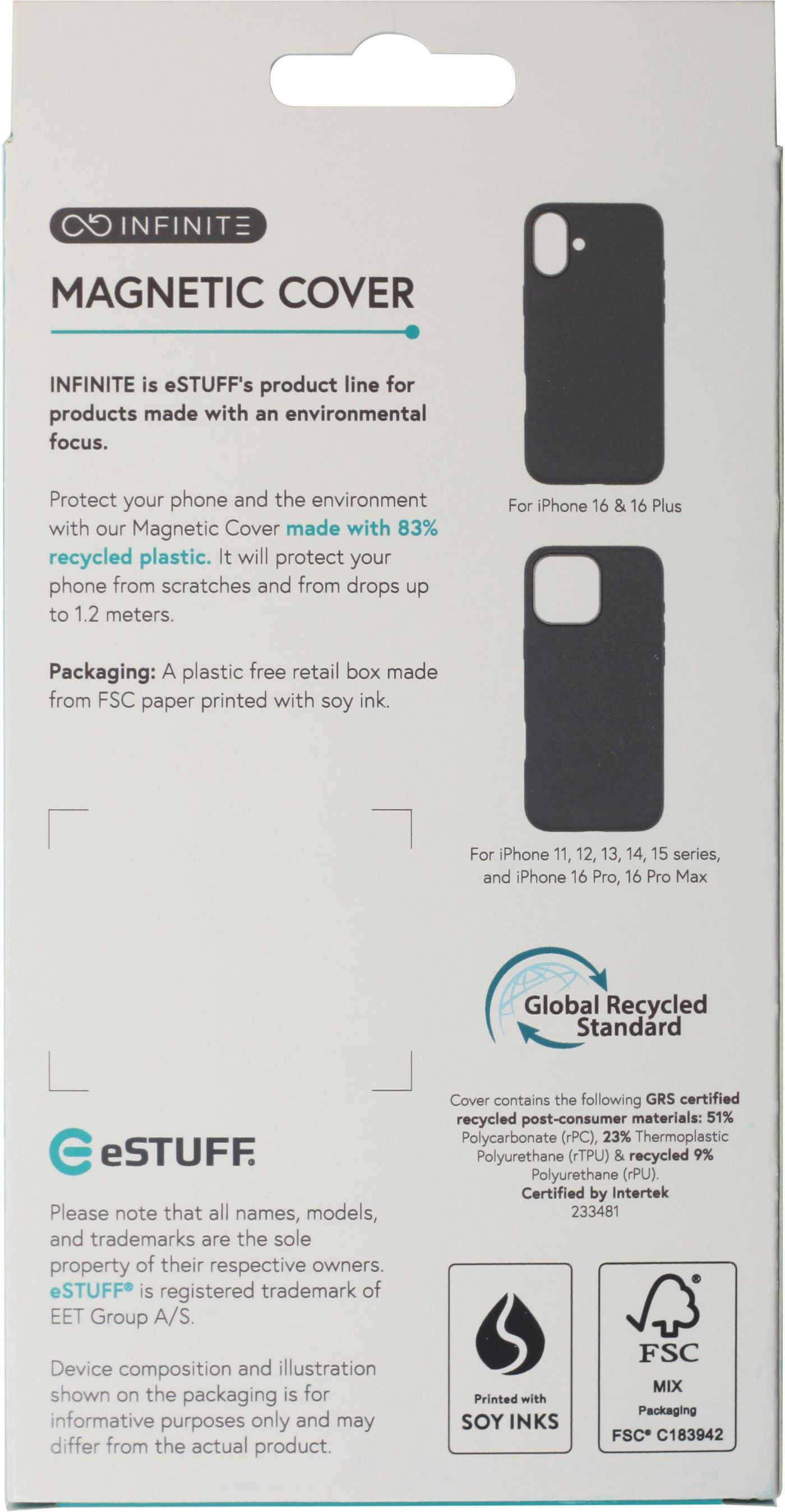 eSTUFF ES67160020 mobile phone case Cover Black – image 8