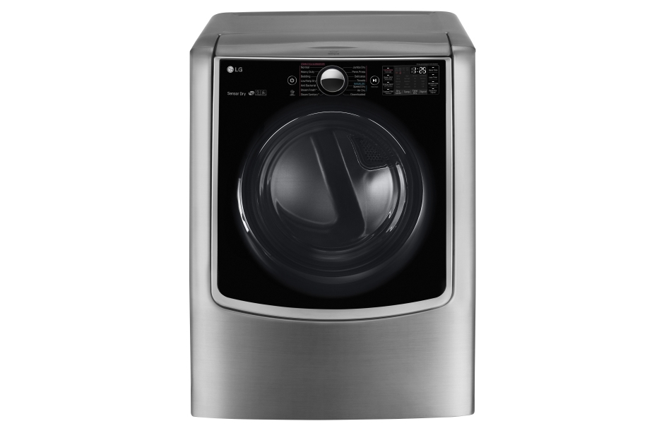 LG DLEX9000V tumble dryer Freestanding Front-load Graphite
