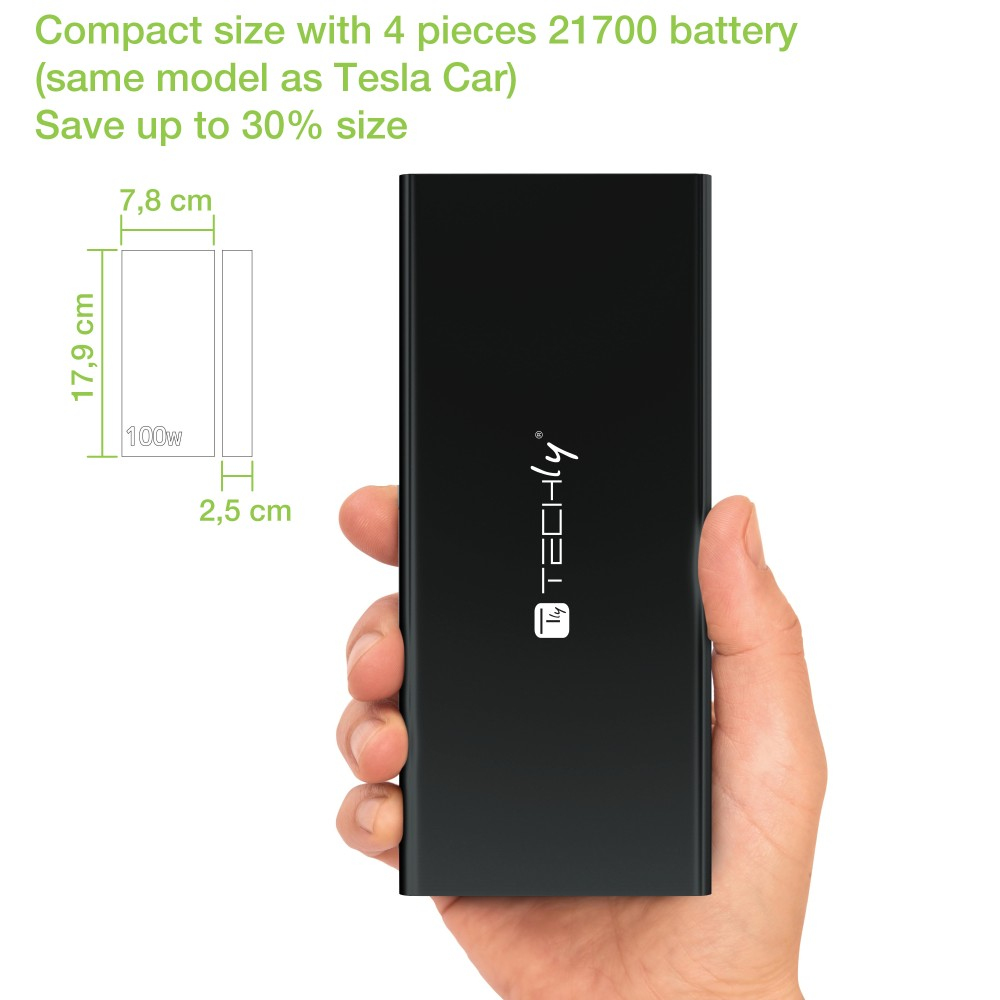 Techly I-CHARGE-30A-100W power bank Lithium Polymer (LiPo) – image 8