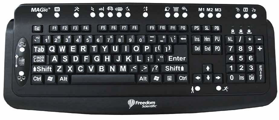 Hypertec K-MG keyboard Service USB QWERTY English Black, White