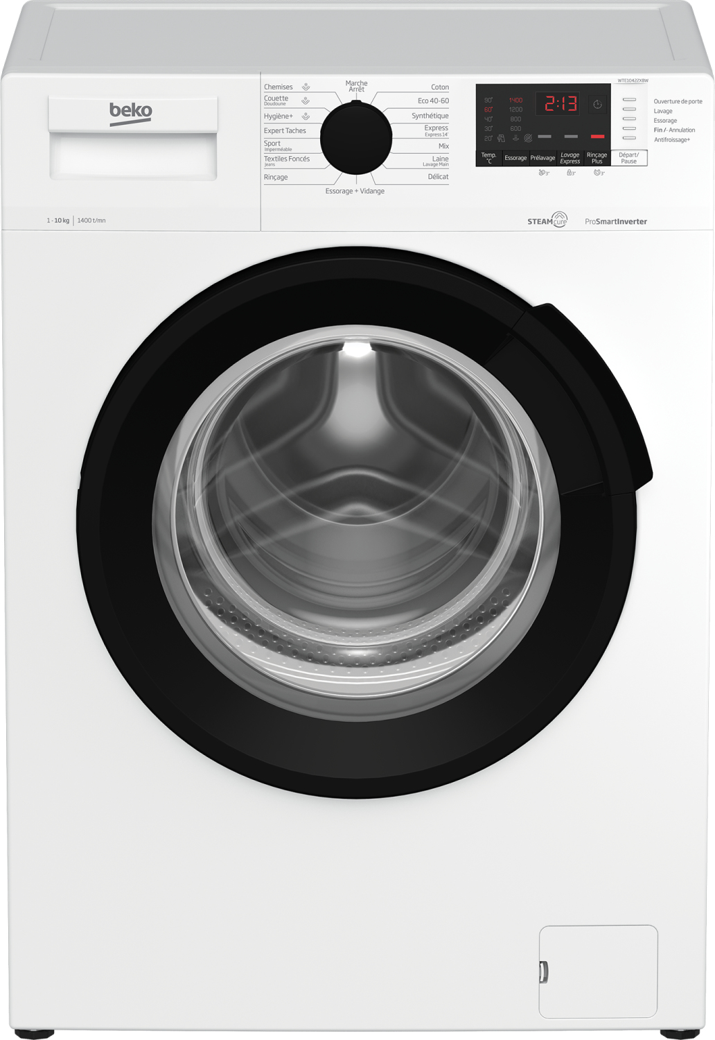 Beko WTE10422XBW — vue 1 sur 6