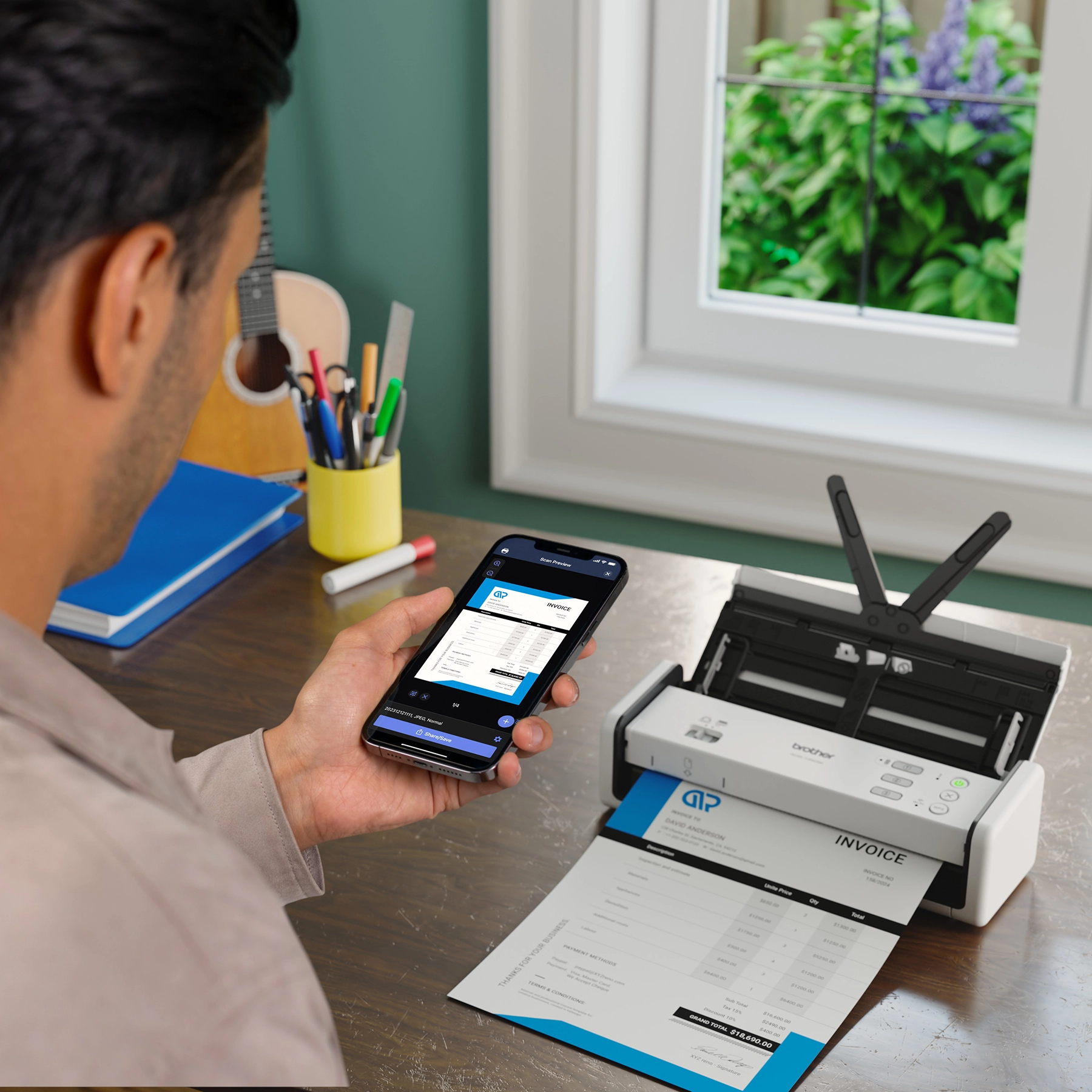 Brother ADS-1350W Sheet-fed scanner – image 5