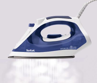 Tefal Virtuo FV1320 iron Dry & Steam iron Teflon soleplate – image 4