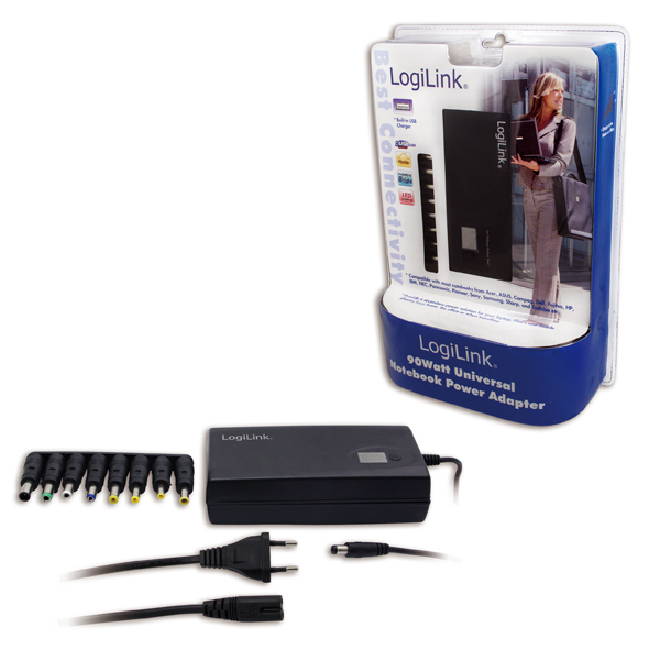 LogiLink PA0023 mobile device charger Laptop Black AC Indoor – image 2