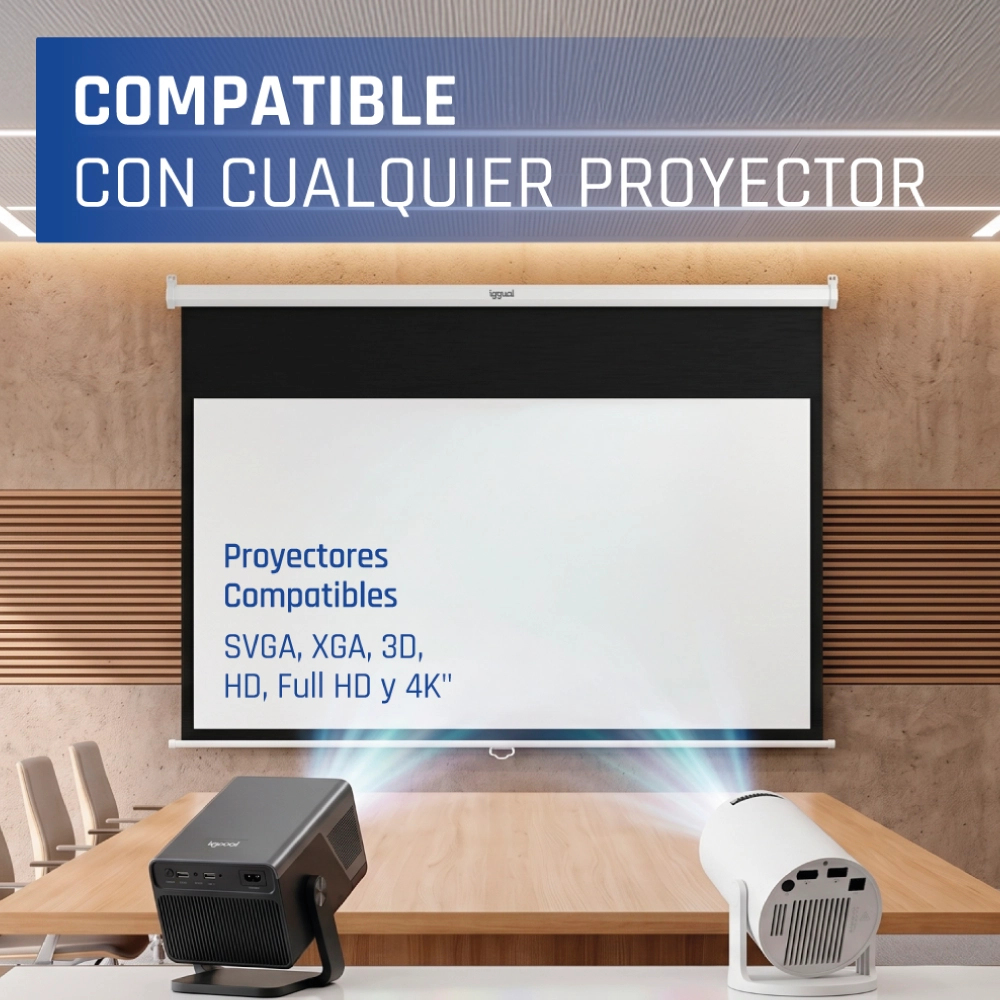 iggual PSIMS203 projection screen 2.34 m (92") 16:9 – image 8