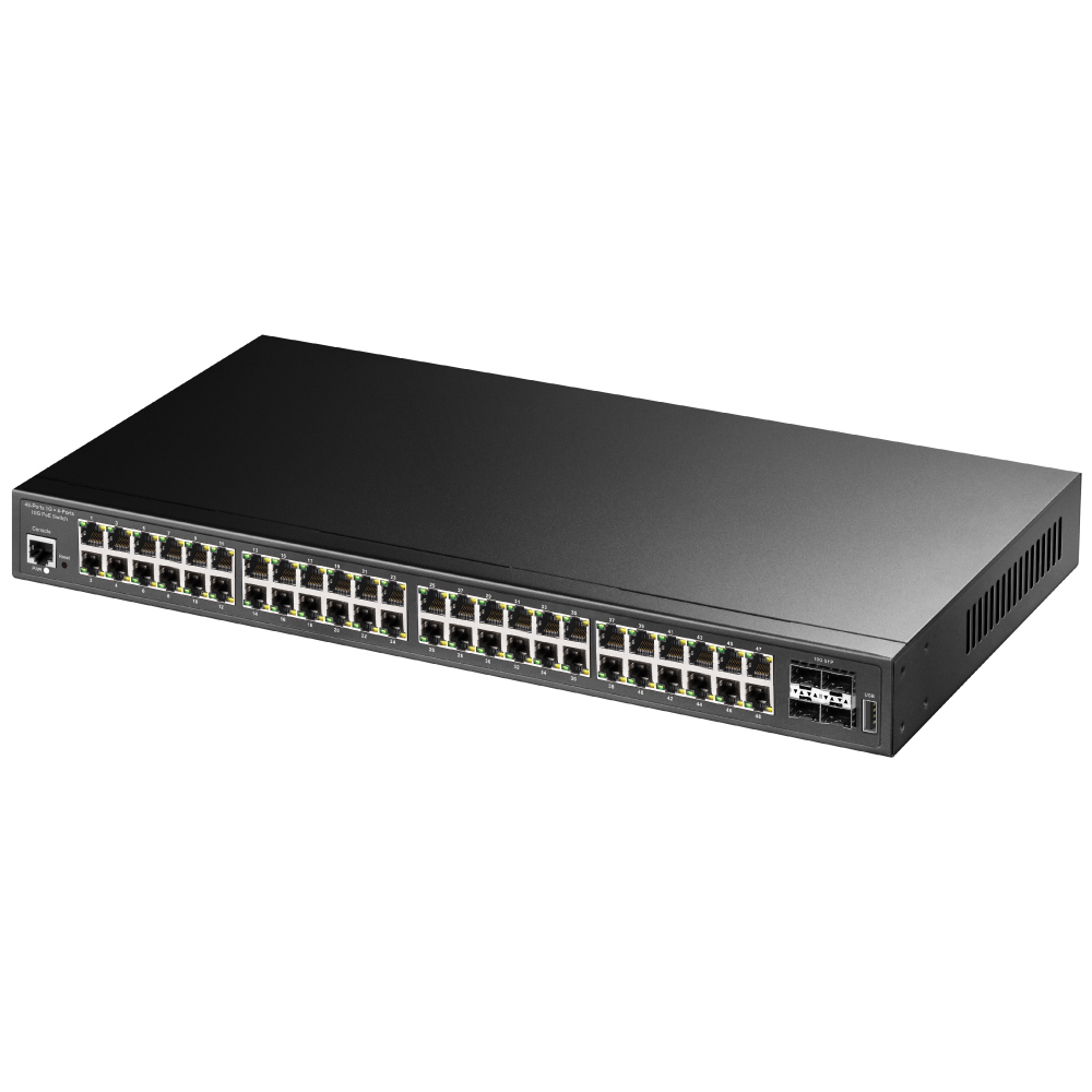 Cudy GS2048PS4 Managed L2 Gigabit Ethernet (10/100/1000) Power over Ethernet (PoE) Black – image 2