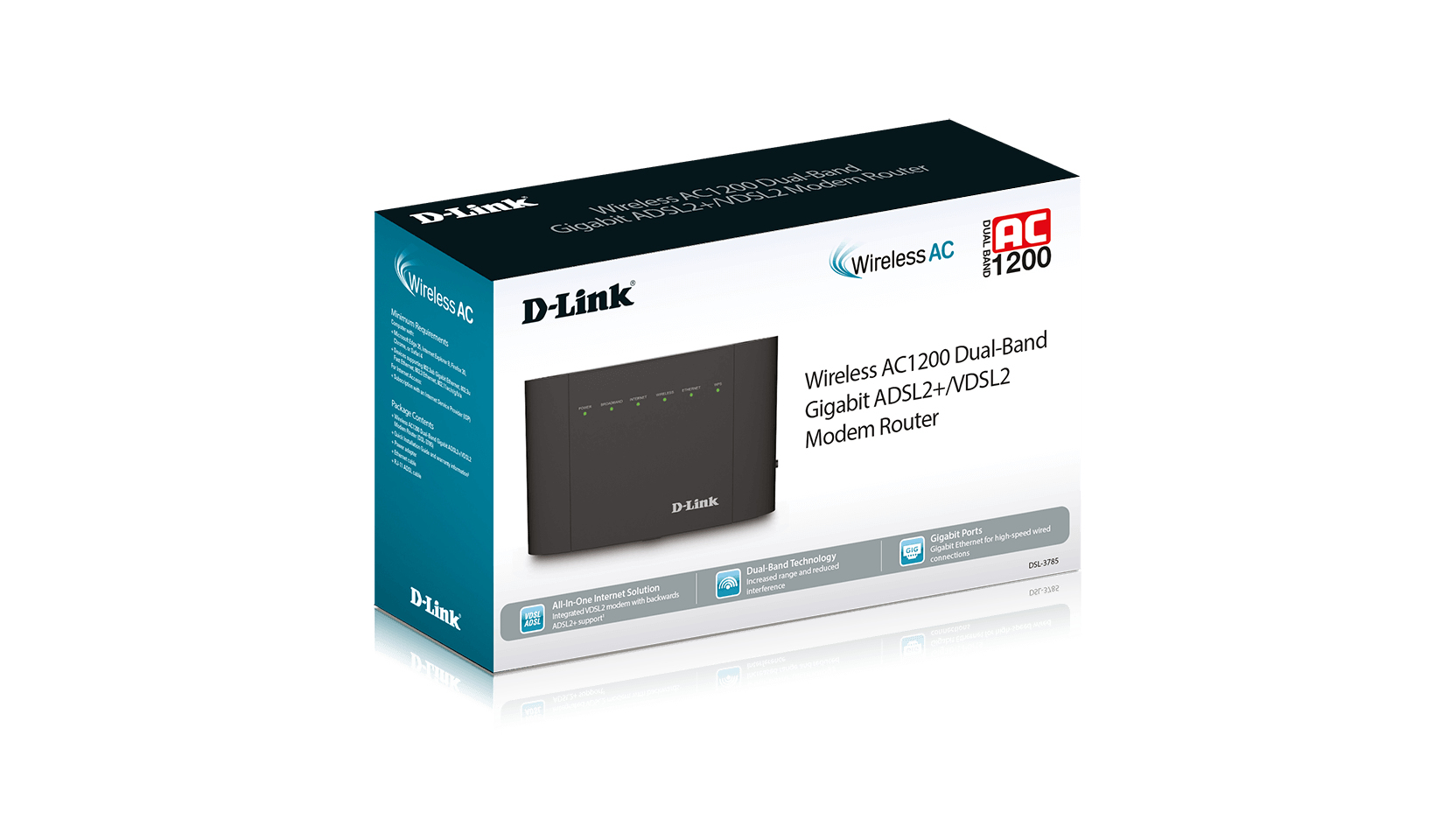 D-Link DSL-3785 wireless router Gigabit Ethernet Dual-band (2.4 GHz – image 3