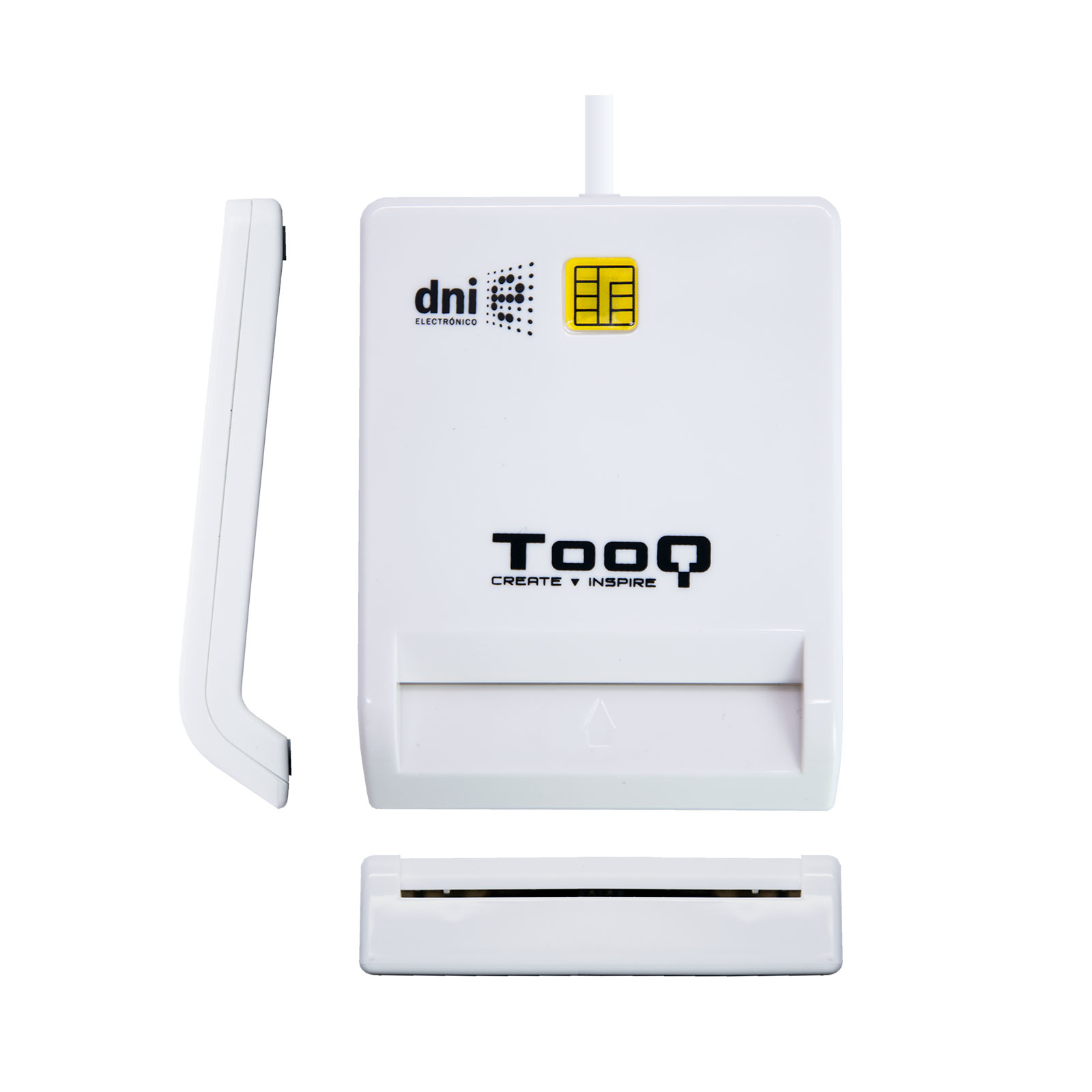 TooQ TQR-210W smart card reader Indoor USB 2.0 White – image 2