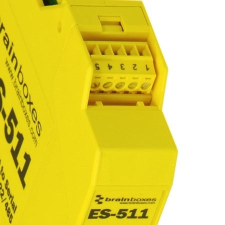 Brainboxes ES-511 Industrial Ethernet to Serial 1xRS232/422/485 – image 2