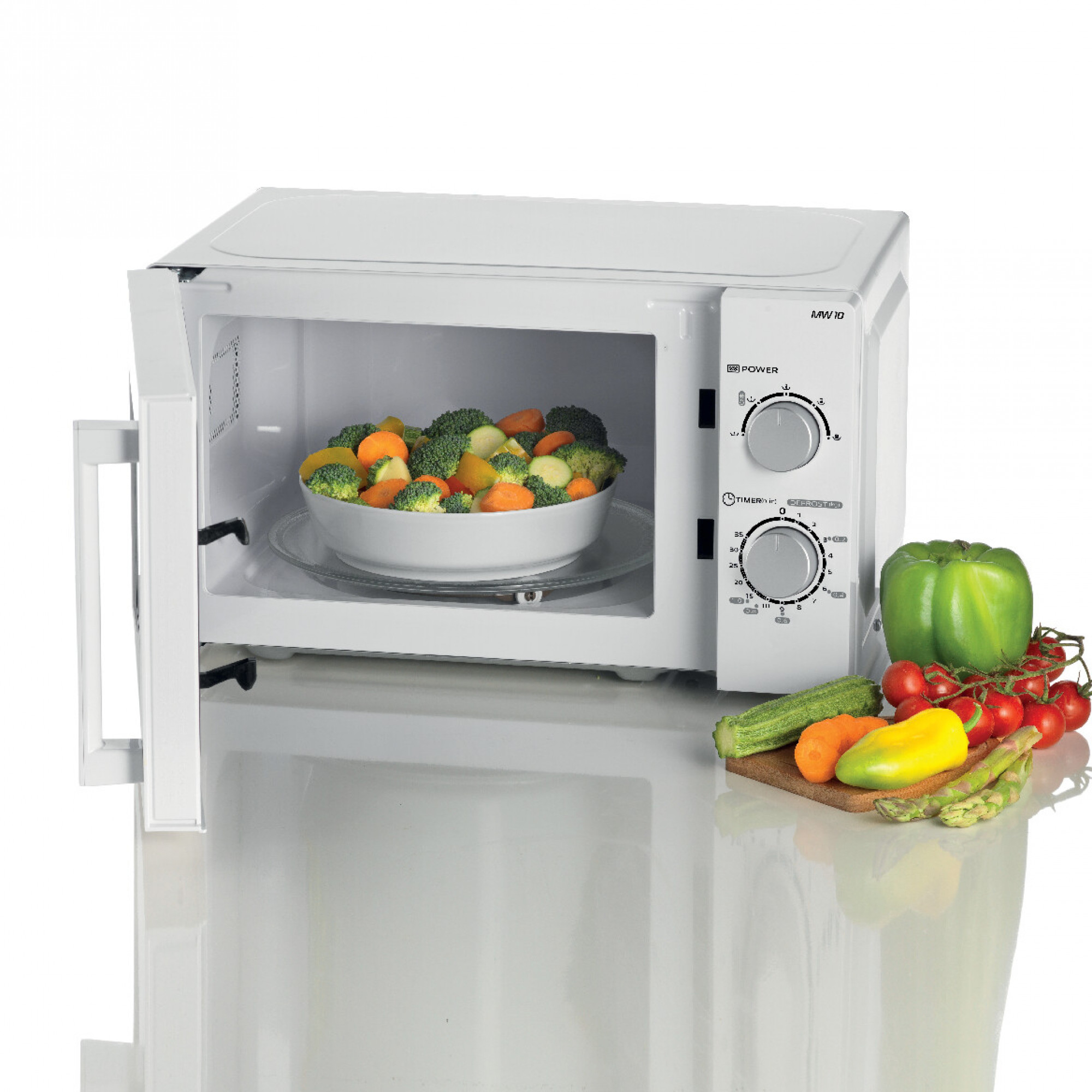 Ariete 951 Microwave Oven - 5 Power Levels - Defrost - 20 Liters - 700 Watt - White – image 4