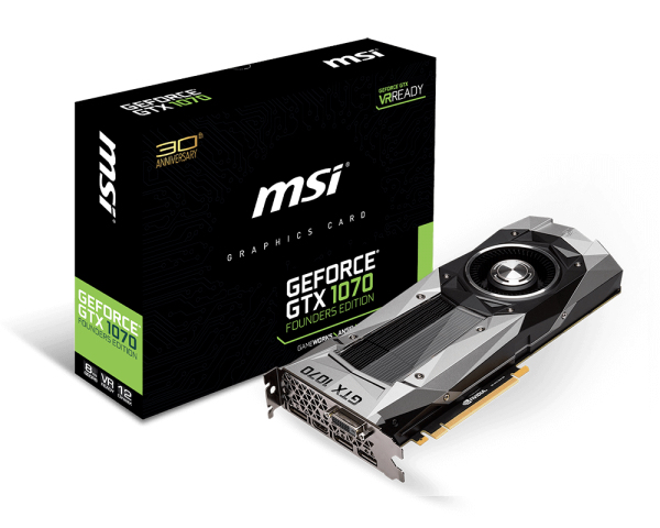 MSI GeForce GTX 1070 Founders Edition – image 1