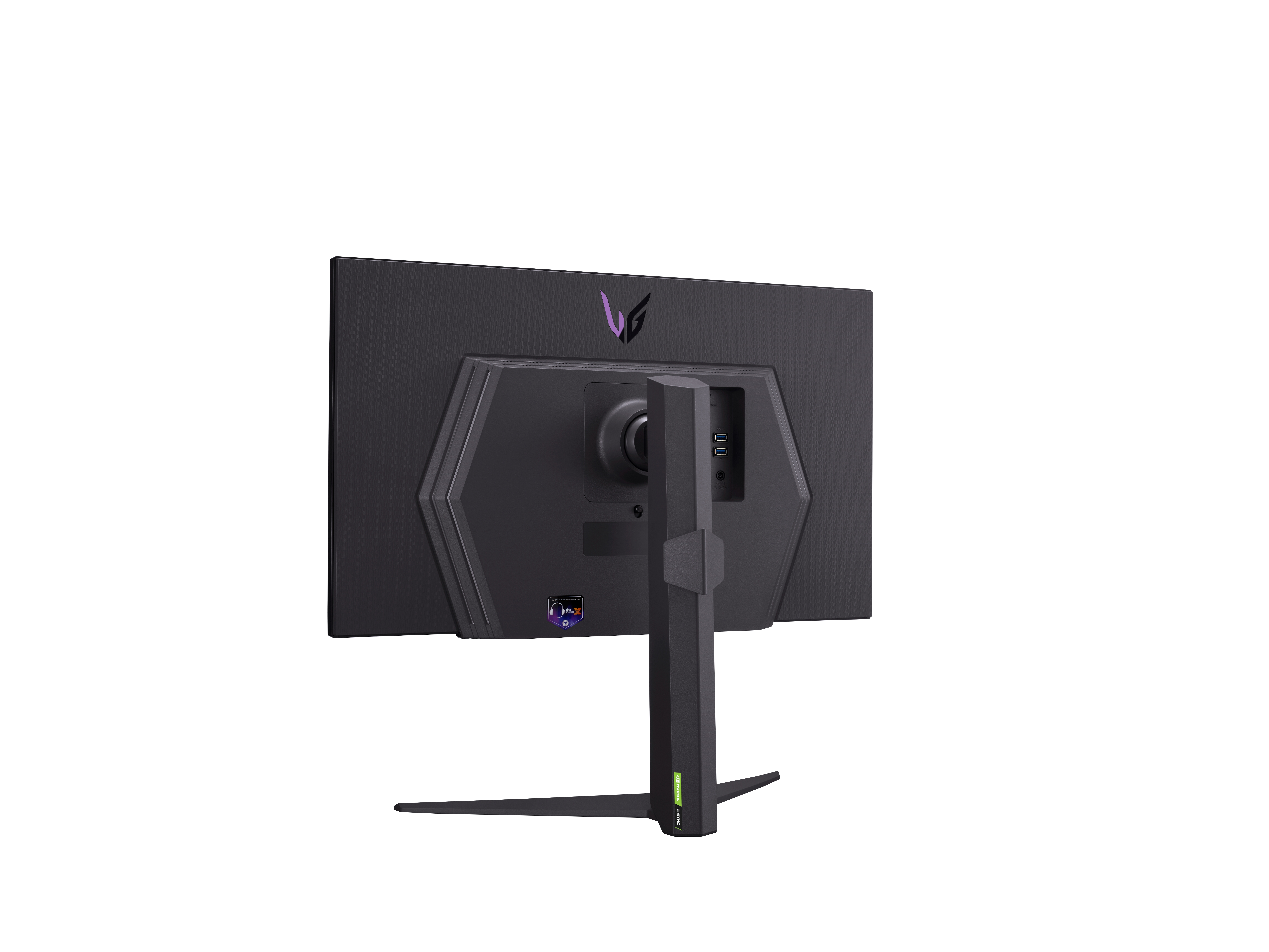 LG 27GR93U-B computer monitor 68.6 cm (27″) 3840 x 2160 pixels 4K Ultra HD LED Black, Grey, Purple image 13