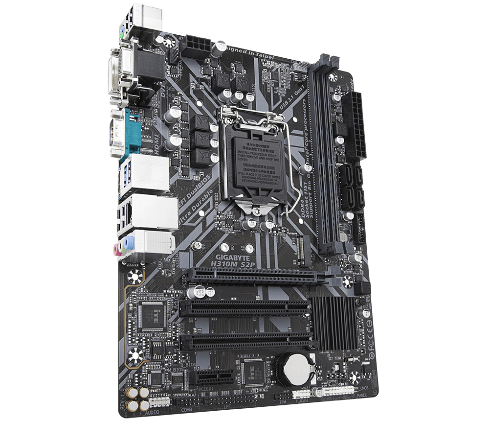 GIGABYTE H310M S2P (rev. 1.0) – image 3