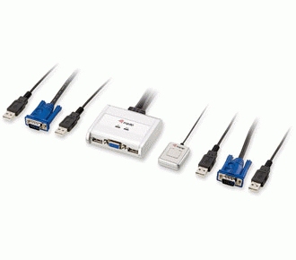 Equip Cable KVM Switch 2 Port USB & Remote Switch – image 2