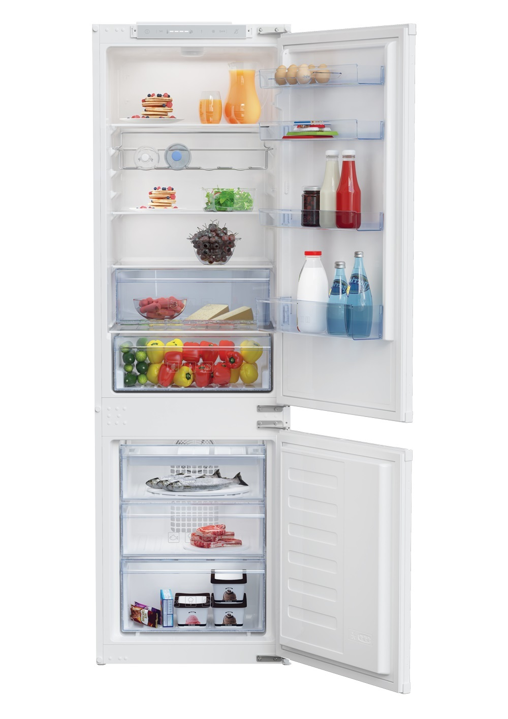 Beko BCHA275E2S fridge-freezer Built-in