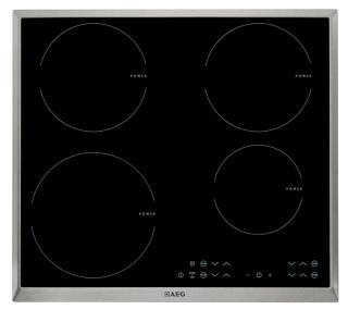 AEG HK634201XB hob Black, Stainless steel Built-in Zone induction hob 4 zone(s)