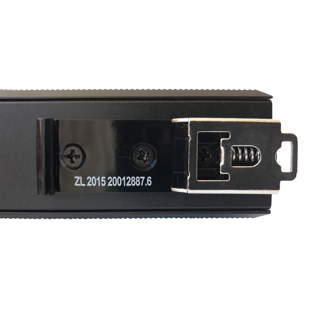 Techly I-SWHUB-IND1100 network media converter 100 Mbit/s Multi-mode, Single-mode Black – image 7