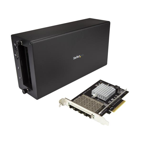 StarTech.com Thunderbolt 3 to 10GbE Fiber Network Chassis 4 Port – image 1