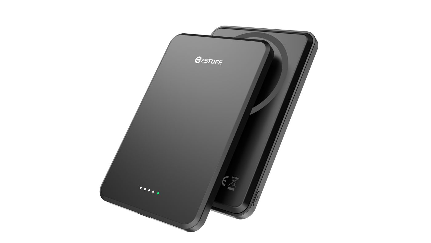 eSTUFF ES641100 power bank Wireless charging Black – image 3