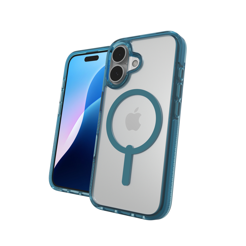 ZAGG Cases Santa Cruz Snap Apple iPhone 16 Retro Blue