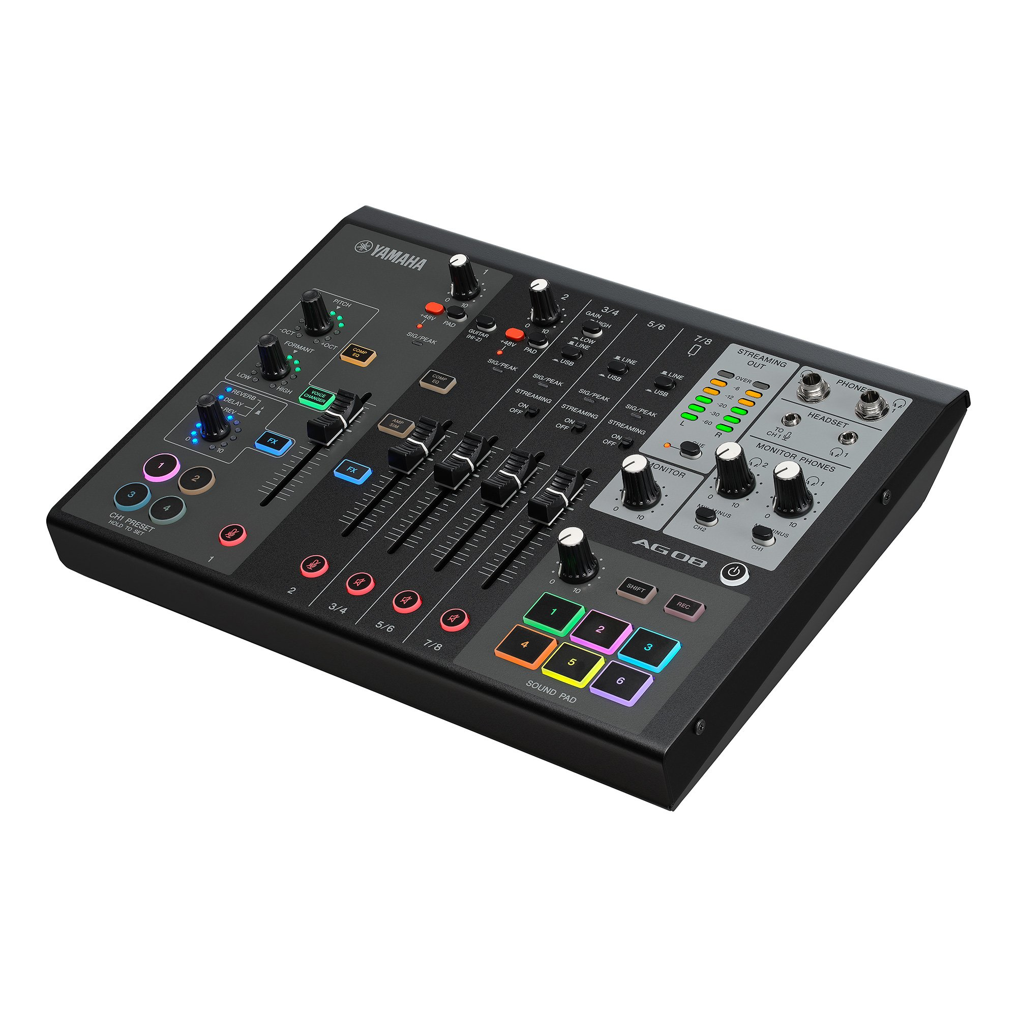 Yamaha AG08/BK audio mixer 8 channels Black – image 1