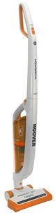 Hoover FJ180WO2 stick vacuum/electric broom HEPA Bagless Orange, White