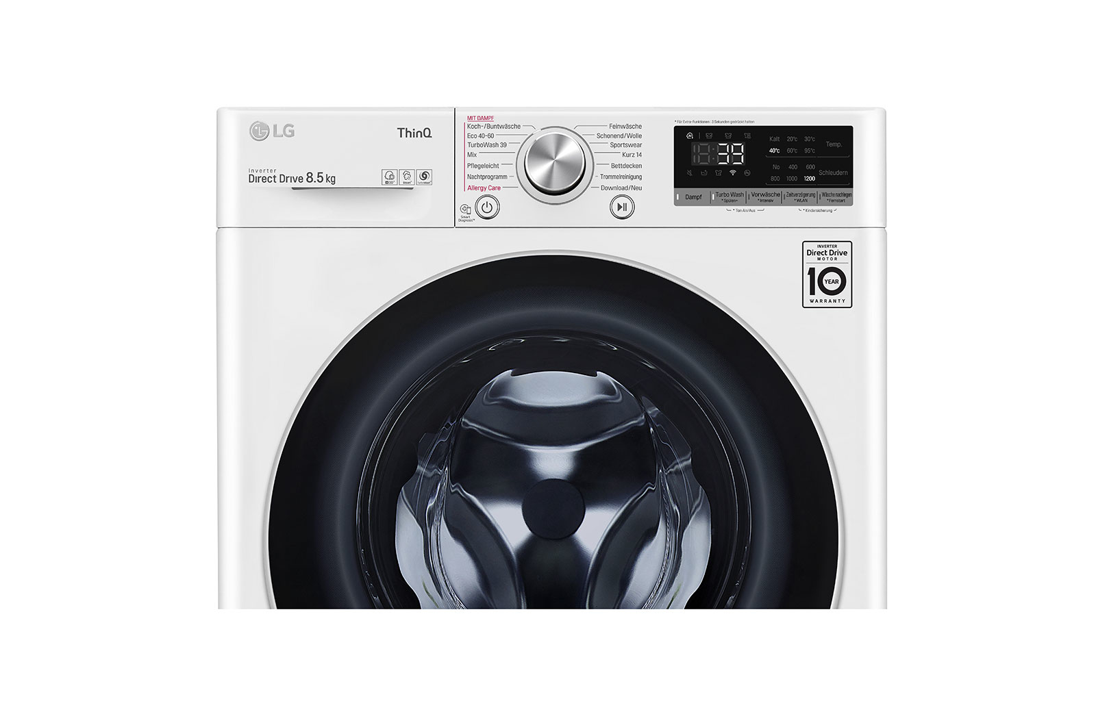 LG F2V7SLIM8E washing machine Front-load – image 4