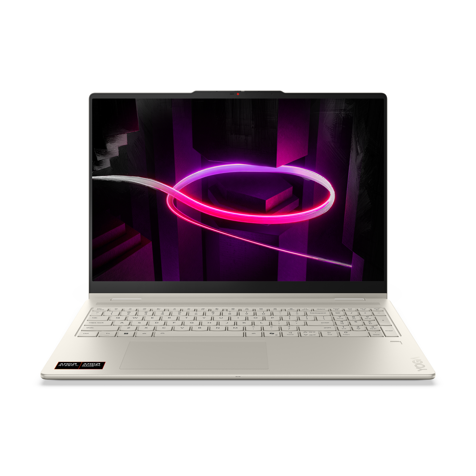 Lenovo Yoga 7 2-in-1 16AGP11 Copilot+ PC AMD Ryzen™ AI 7 445 Hybrid (2-in-1) 40.6 cm (16") Touchscreen WQXGA+ 32 GB LPDDR5x-SDRAM 1 TB SSD Wi-Fi 7 (802.11be) Windows 11 Home German Seashell (colour)