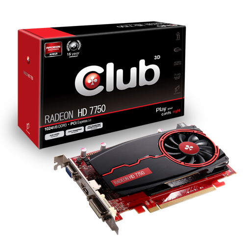 CLUB3D CGAX-7752Z graphics card AMD Radeon HD7750 – image 2