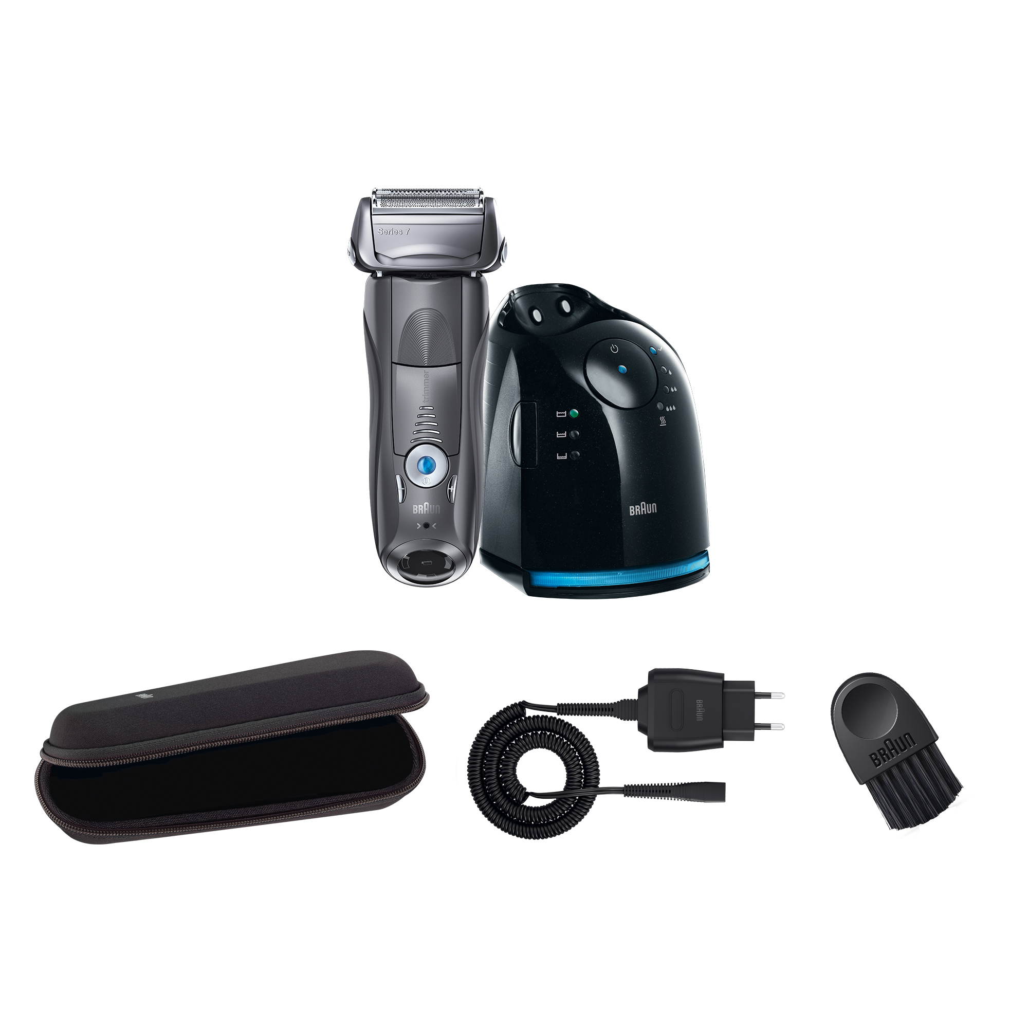 Braun 7-750cc Foil shaver Trimmer Silver – image 1