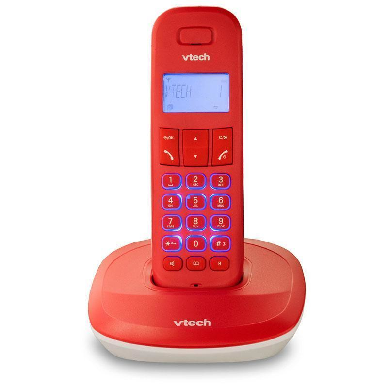 VTech VT650R telephone DECT telephone Caller ID Red