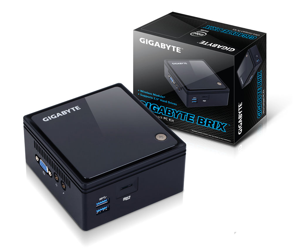 GIGABYTE GB-BACE-3150 PC/workstation barebone Desktop Black N3150 BGA 1170 – image 1