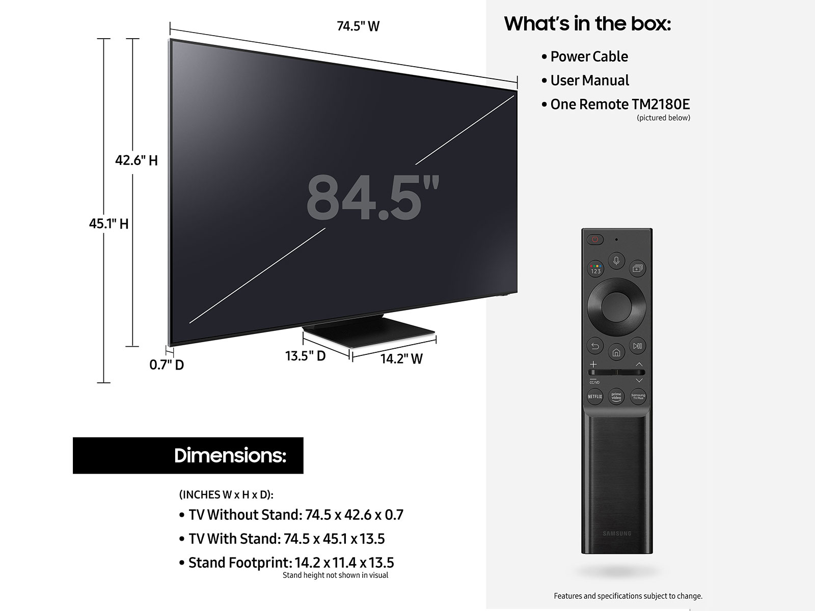 Samsung QN85QN800AF 2.16 m (85") 8K Ultra HD Smart TV Wi-Fi Stainless steel – image 9