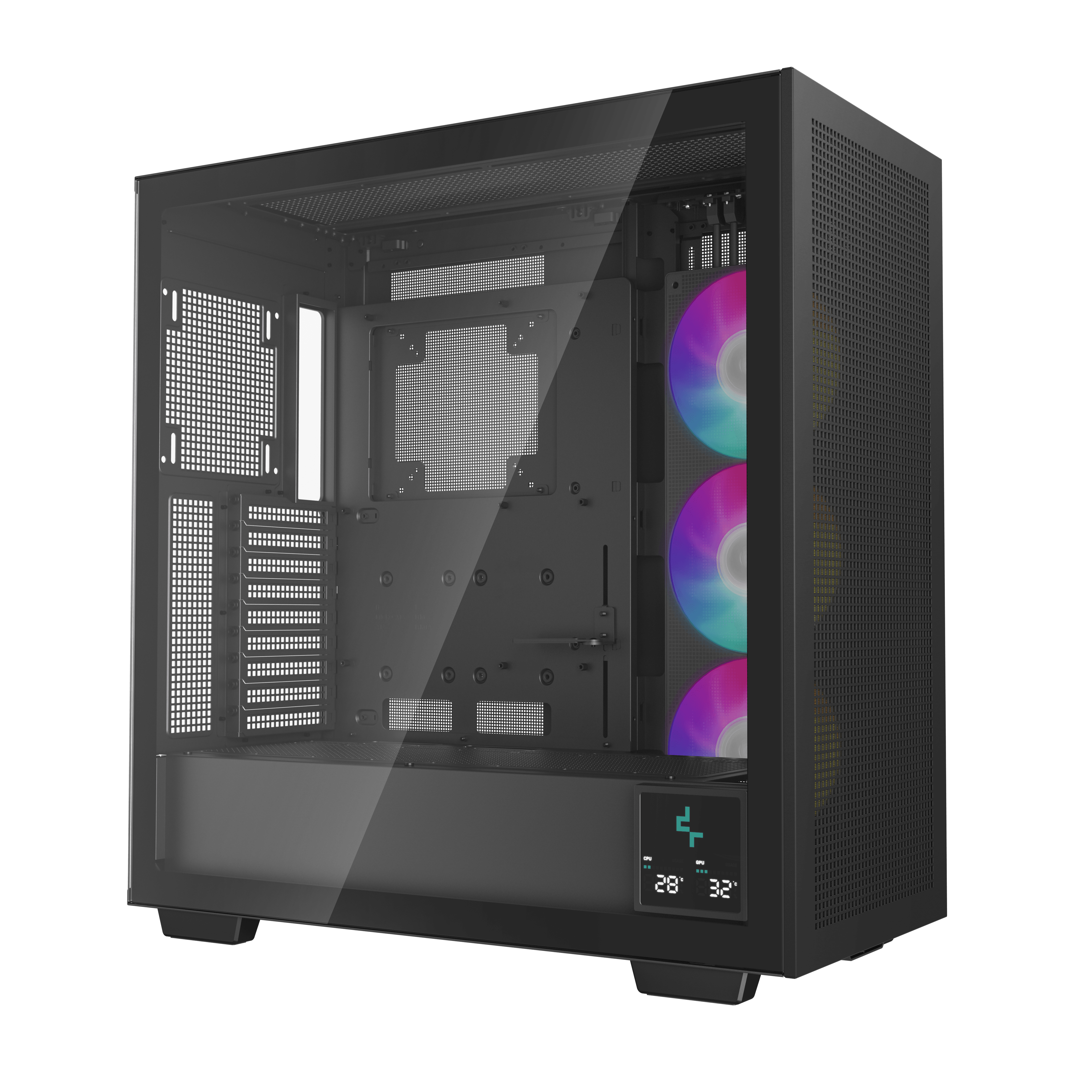 Gabinete Gamer Deepcool Morpheus - Torre - Mini-ITX/M-ATX/ATX/E-ATX - 1 Ventilador - Panel Lateral - R-MORPHEUS-BKAPA1-G-1