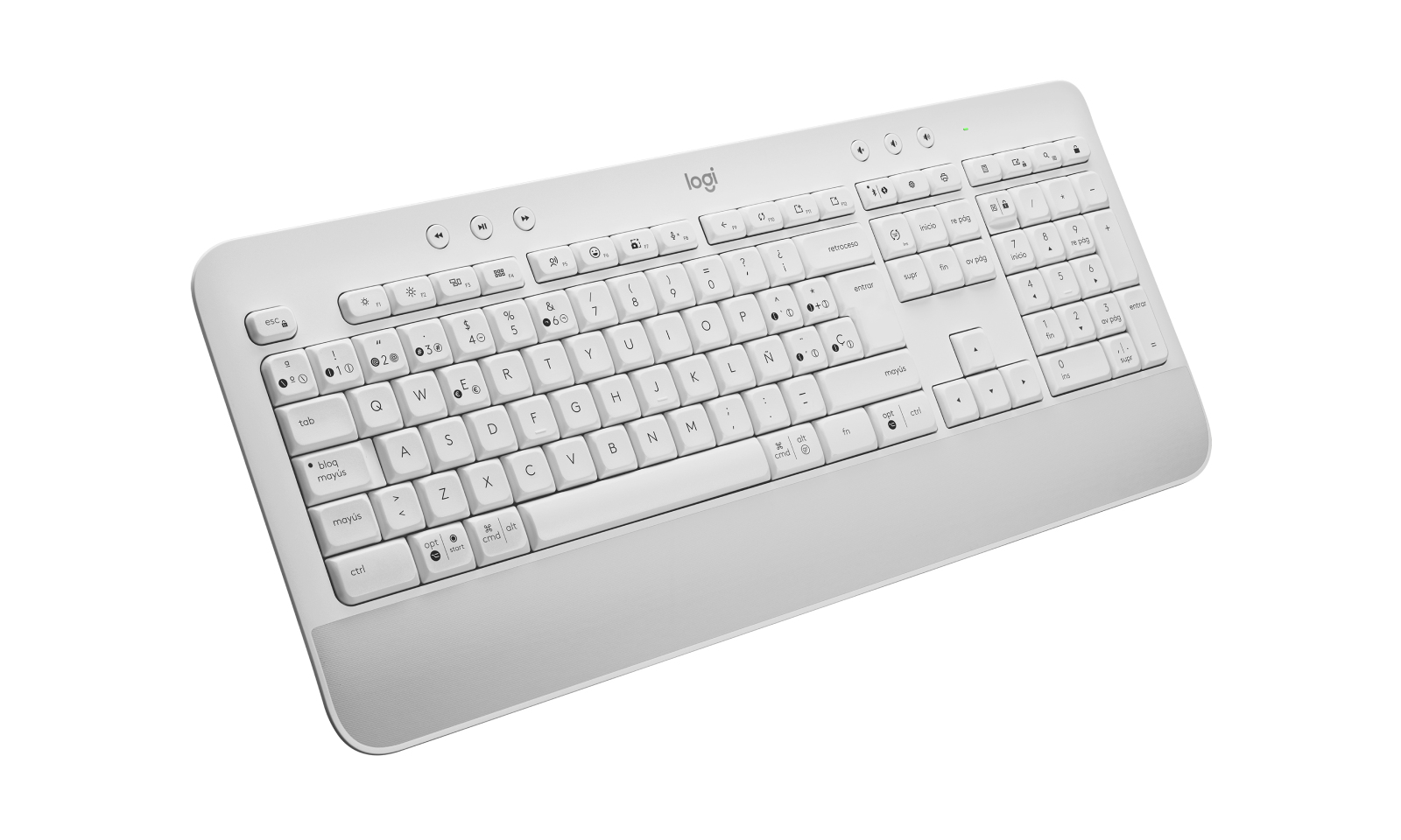 Logitech Signature K650 Comfort Teclado inalámbrico de tamaño completo con reposamuñecas