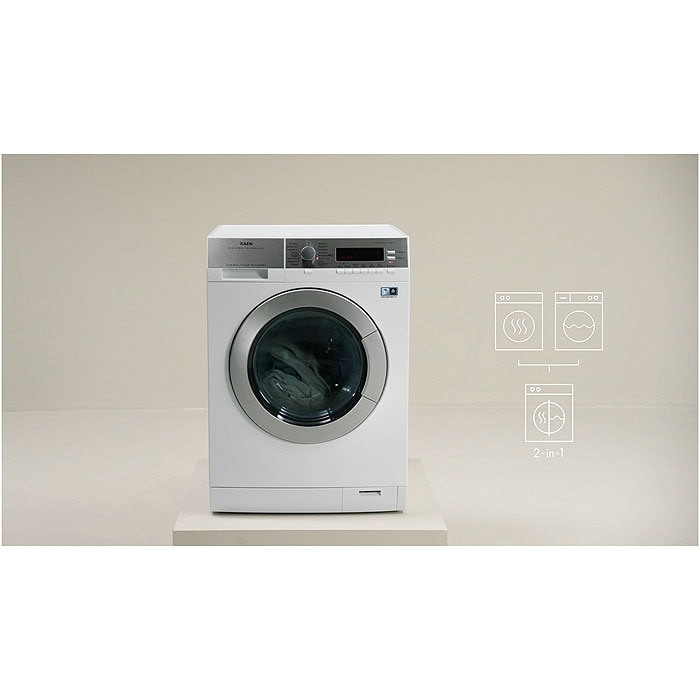 AEG L9WEC169K washer dryer Freestanding Front-load Black, Silver, White – image 8