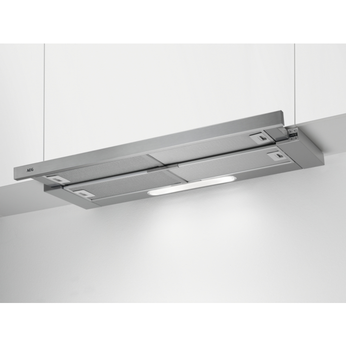 AEG DPB3931M Semi built-in (pull out) Grey 368 m³/h