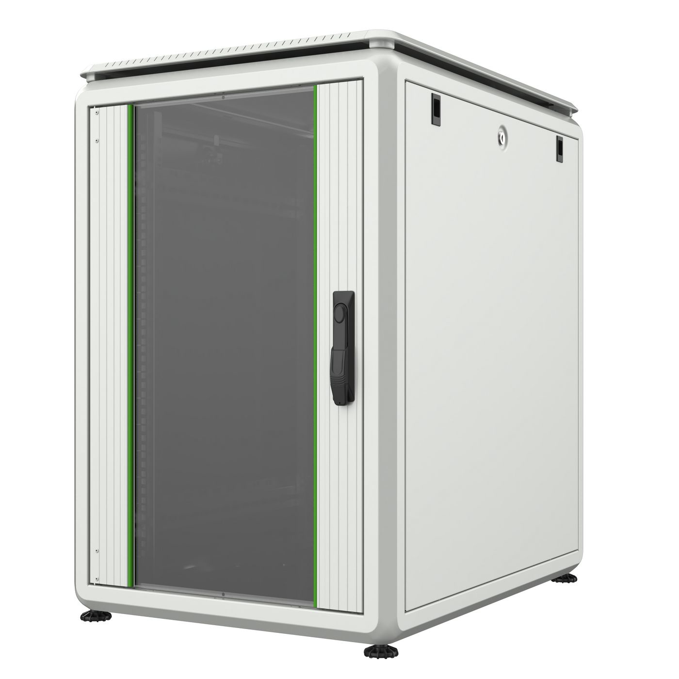 Lanview RDL16U68WH rack cabinet 16U Freestanding rack White – image 1