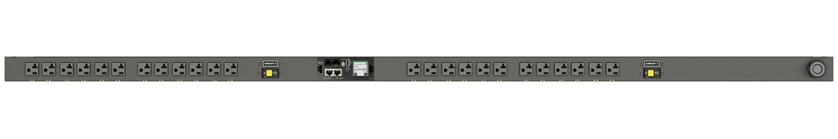 Vertiv Geist MNR5MGB1-24S203-3TL5A0A10-S power distribution unit (PDU) 24 AC outlet(s) 0U Black