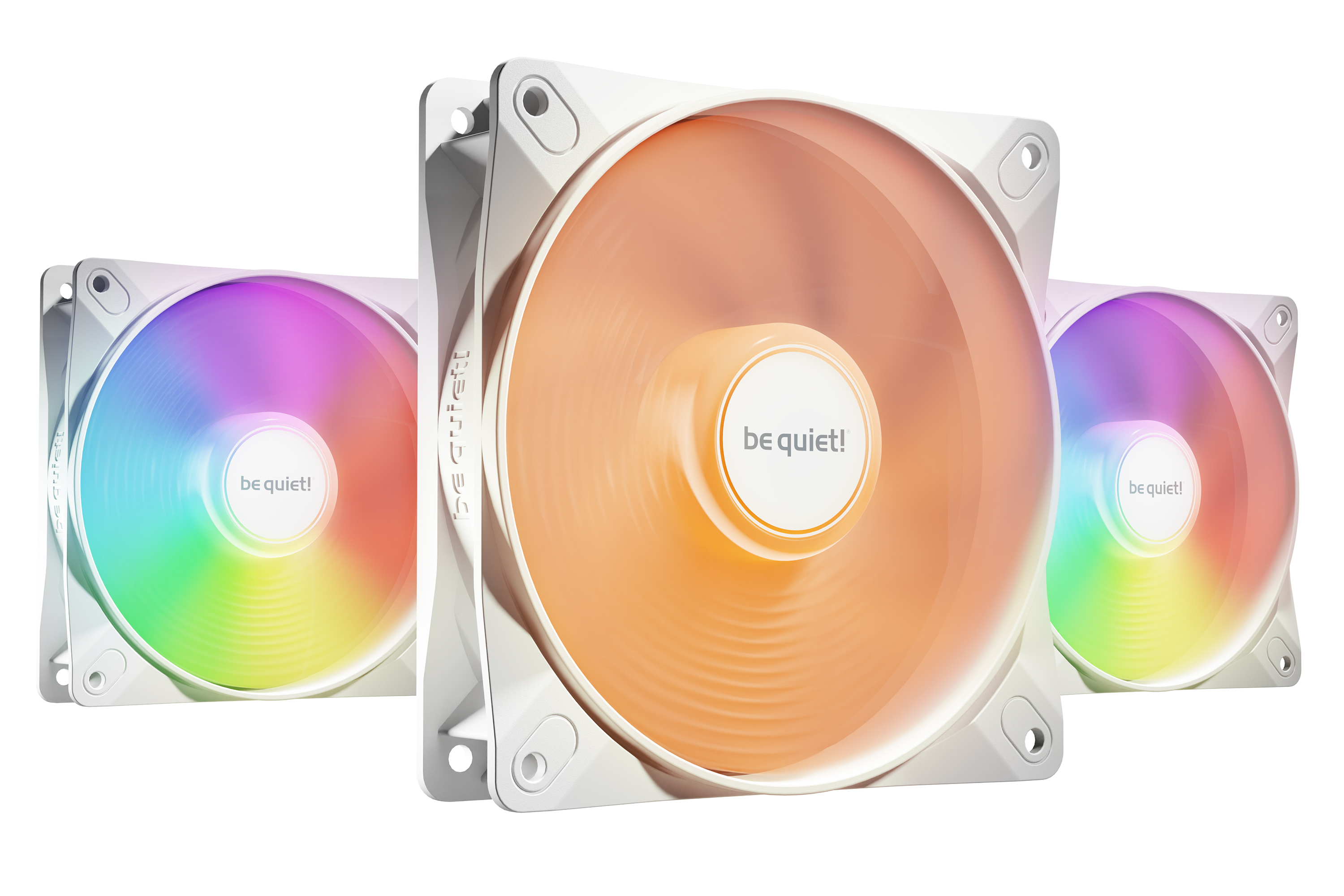 be quiet LIGHT WINGS LX 120mm PWM High Speed 3-Pack White Case per computer Ventilatore 12 cm Bianco 3 pz